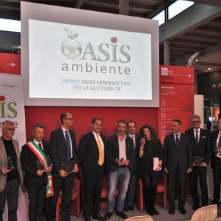 Assegnati i premi &quot;Oasis Ambiente 2018&quot;, l’award italiano per l’ecosostenibilità