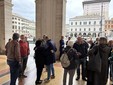 Le immagini della presentazione in piazza De Ferrari