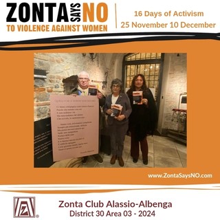 Zonta Club Alassio-Albenga pronto per le 16 Giornate di sensibilizzazione contro la violenza sulle donne