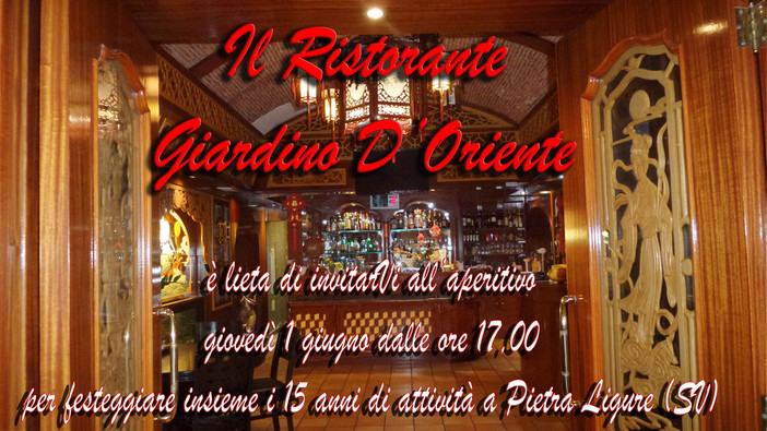 Pietra Ligure: il Giardino D'Oriente compie 15 anni