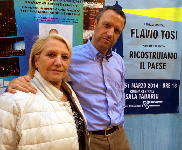 Albenga, Flavio Tosi lancia la campagna alle comunali di Rosy Guarnieri