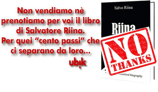 Savona, la libreria Ubik dice no al libro di Riina jr.