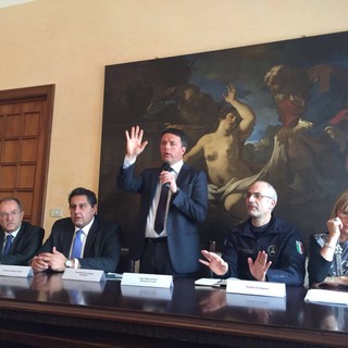 Renzi conferma il sostegno del Governo ai Sindaci savonesi (FOTO e VIDEO)