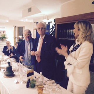 Passaggio delle consegne al Rotary Club di Alassio tra il Presidente uscente Agostino Sommariva e il nuovo Presidente ing. Filippo Bonfiglietti