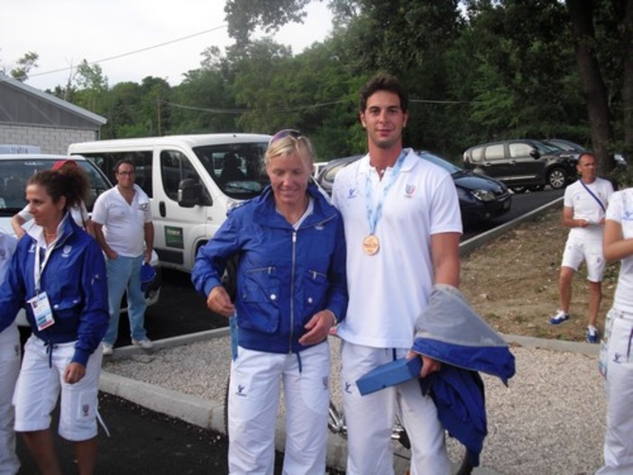 Canoa, convocazione di Alberto Regazzoni della Sabazia squadra senior mt. 200 a Castelgandolfo