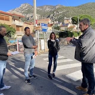 Sicurezza stradale a Toirano, sopralluogo congiunto di comune e provincia