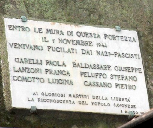 Savona ricorda l'80esimo anniversario della fucilazione dei martiri antifascisti