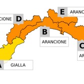 Maltempo, l'allerta passa ad arancione nel levante savonese e in Val Bormida