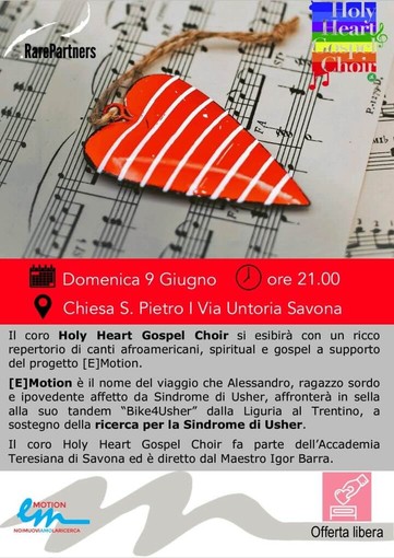 Savona, l'Holy Heart Gospel Choir in concerto per &quot;[E]Motion&quot;