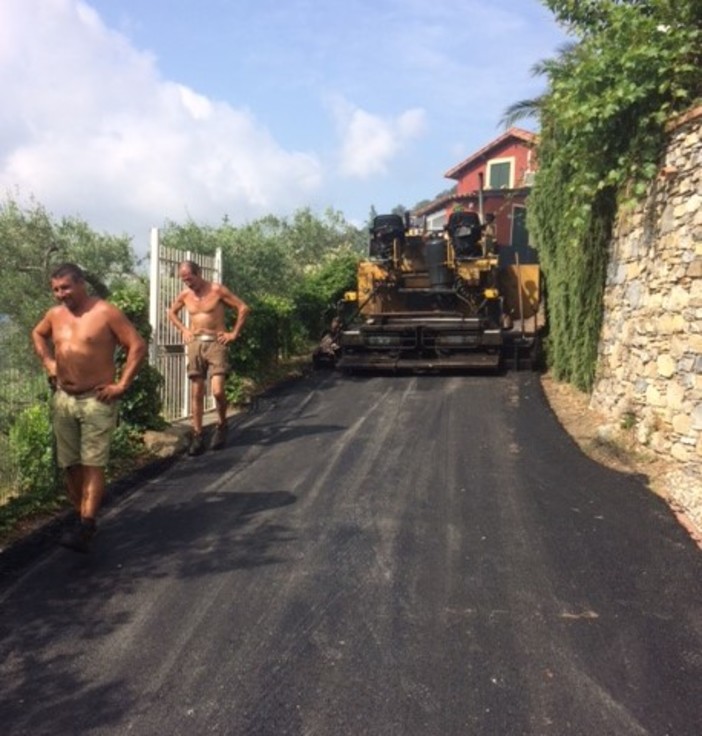 Alassio: stasera fine lavori per la Strada Solva - Cavia