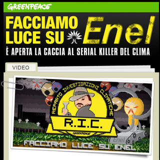 Greenpeace: facciamo luce su Enel (e su chi ne fa le veci, aggiungiamo)