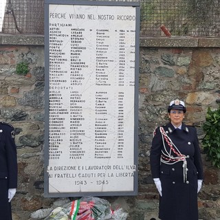 Savona ricorda il 1° marzo 1944 e lo sciopero dei lavoratori con una cerimonia al Priamar (FOTO)