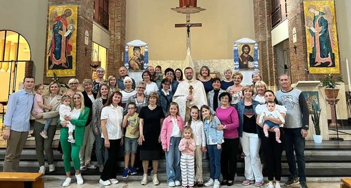 La comunità cattolica ucraina festeggia 20 anni di presenza a Savona