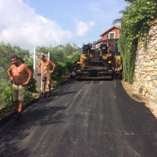 Alassio: stasera fine lavori per la Strada Solva - Cavia