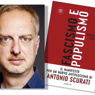 Albissola, a &quot;Parole ubikate in mare&quot; venerdì 12 è ospite Antonio Scurati con il suo libro &quot;Fascismo e populismo. Mussolini oggi&quot;