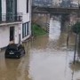 L'allagamento in piazza canonico Morelli