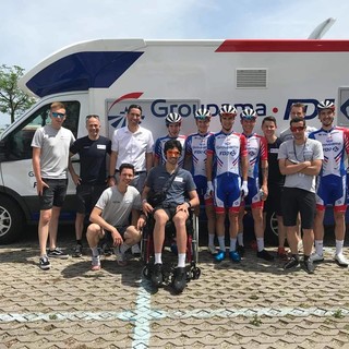 Foto tratta dalla pagina FB &quot;La Conti Groupama-FDJ&quot;