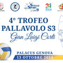 Trofeo Gian Luigi Corti di Pallavolo S3: il 13 ottobre al PalaCus di Genova la 4° edizione