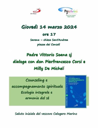 A Savona si parla di &quot;Counseling e accompagnamento spirituale&quot;