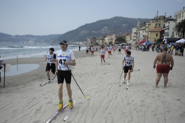 Laigueglia: sabato &quot;Sci di Fondo On The Beach 2014&quot;