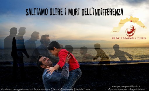 Manifesto d'artista in favore dei &quot;Papà separati Liguria&quot;