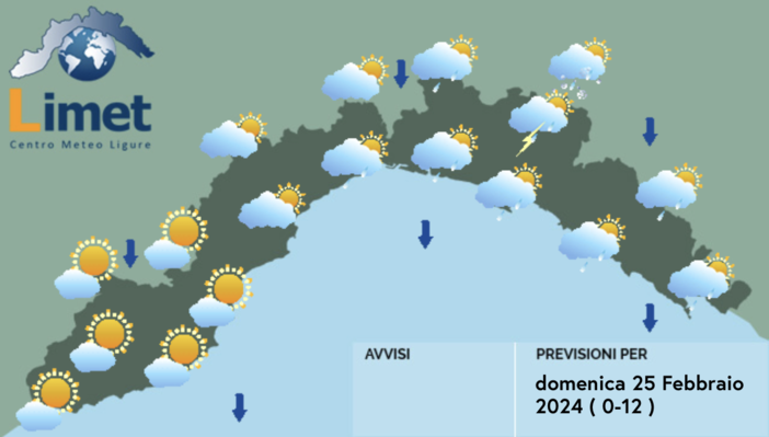 Meteo, ancora instabilità sulla Liguria