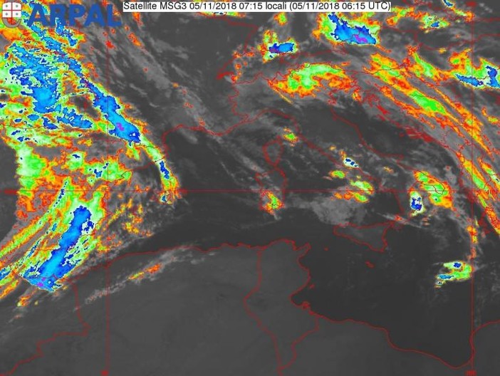 Meteo: ancora pioggia da oggi fino al 9 novembre