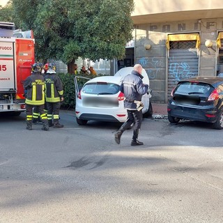 Savona, incidente tra via San Michele e via Servettaz: un ferito al San Paolo (FOTO e VIDEO)