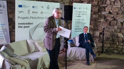 Andora, Vittorio Sgarbi padrino eccellente per Borgo Castello: &quot;Colpito dalla sua straordinaria bellezza&quot;