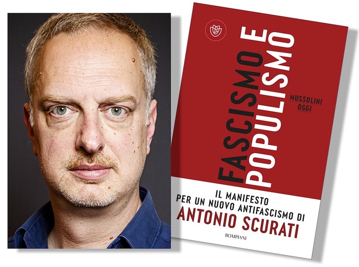 Albissola, a &quot;Parole ubikate in mare&quot; venerdì 12 è ospite Antonio Scurati con il suo libro &quot;Fascismo e populismo. Mussolini oggi&quot;