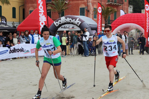 &quot;Sci di fondo on the beach&quot;, una giornata solidale a Laigueglia