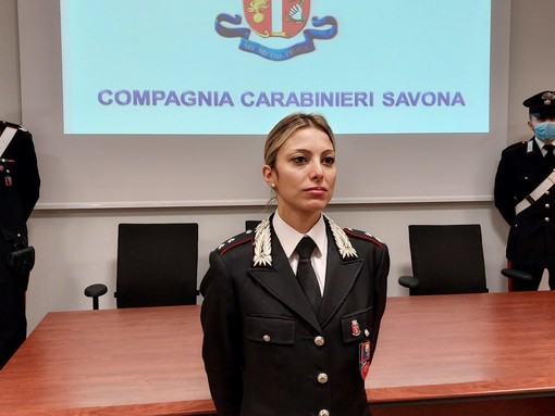 Il tenente Ludovica Arrabito è il nuovo comandante del Nor dei carabinieri di Savona