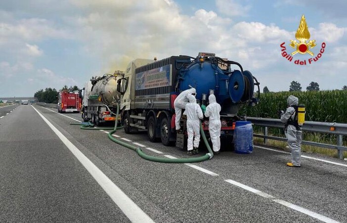 Le operazioni di trasbordo del liquido