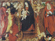 Tuccio d’Andria, Matrimonio mistico di Santa Caterina alla presenza dei SS. Pantaleo, Pietro martire, Pietro, Bonaventura, Gerolamo e dei committenti, Conservata nel Museo del Tesoro del Duomo Savonese