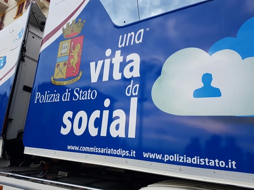 Alassio accoglie la campagna educativa della Polizia &quot;Una vita da social&quot; (FOTO e VIDEO)