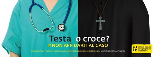 Parte oggi, anche a Savona, la nuova campagna dell’UAAR riguardante l’obiezione di coscienza