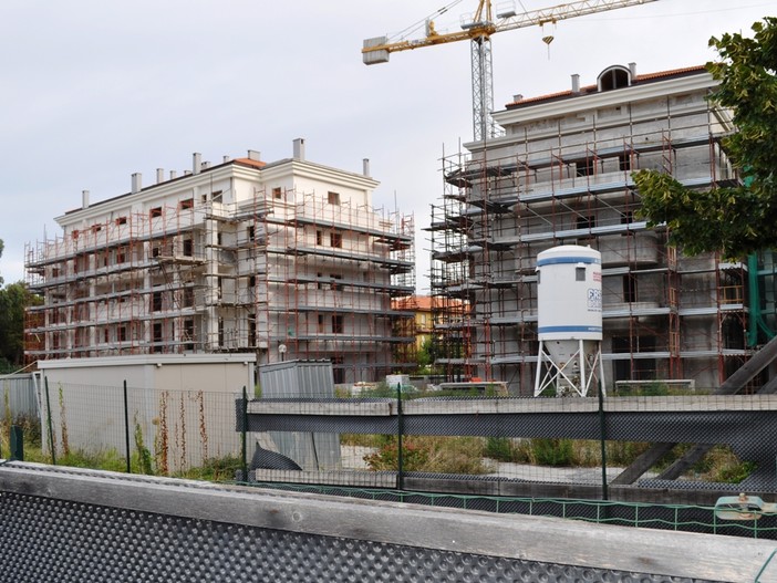 Il cantiere di via Milano