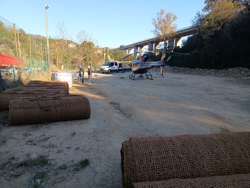 Vado Ligure, continuano i lavori di messa in sicurezza di via dei Tedeschi ma permane il rischio di frane