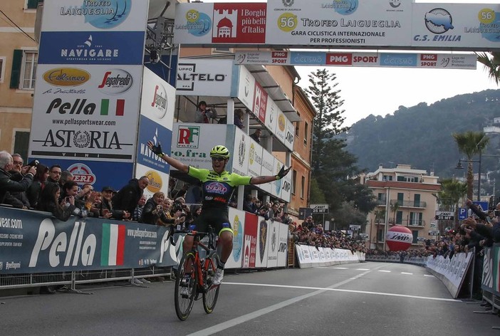 Simone Velasco, vincitore dell'edizione 2019 del Trofeo Laigueglia