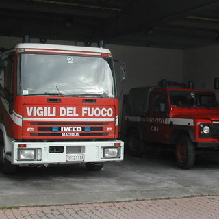 A10, Albissola: principio d'incendio per un'autocarro. Intervento dei Vigili del Fuoco di Varazze