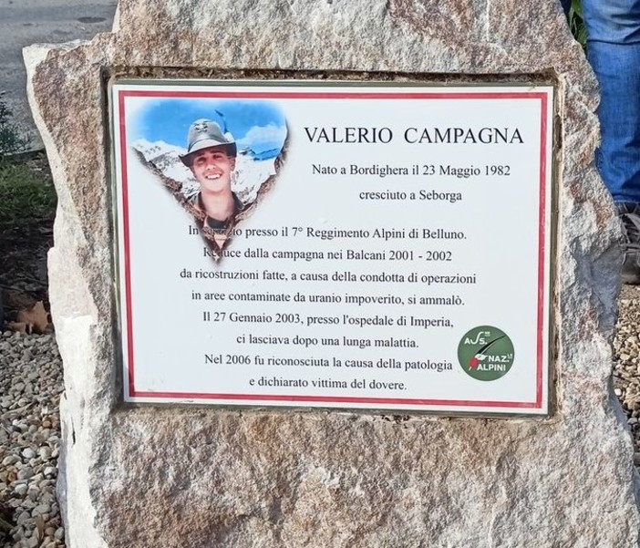 L'auditorium del Don Bosco di Alassio verrà dedicato all'alpino di Seborga Valerio Campagna