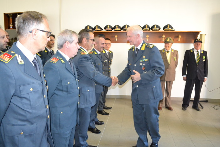 Guardia di Finanza, visita del comandante regionale Francesco Mattana al comando provinciale di Savona