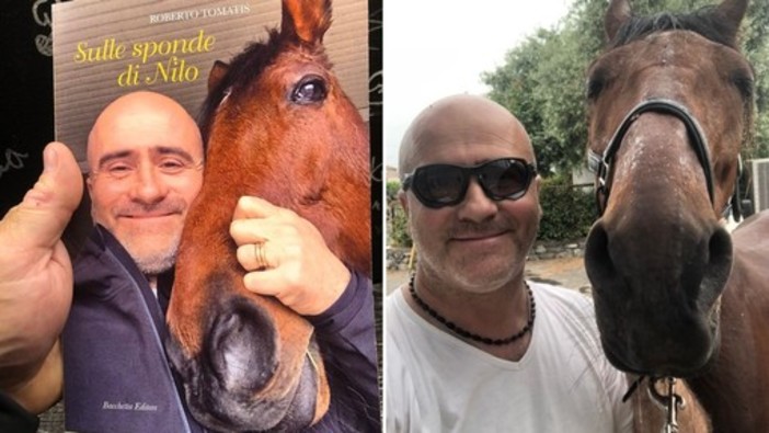 Roberto Tomatis “galoppa” ad Alassio e Borghetto per presentare il suo libro “Sulle sponde di Nilo”