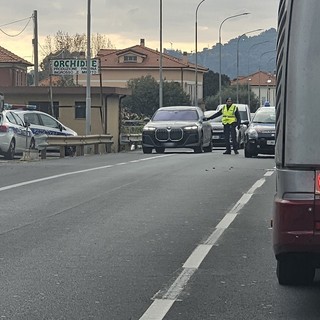 Incidente sulla via Aurelia ad Albenga: nessun ferito ma disagi al traffico (FOTO)
