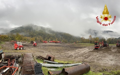 Vigili del fuoco, concluso il corso regionale per interventi su frane e crolli (FOTO)