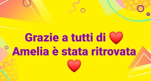 Ritrovata Amelia, la 18enne scomparsa da Savona