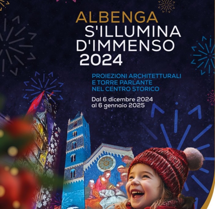 Per Natale torna “Albenga s’illumina d’immenso”, uno degli eventi più attesi dell'intera provincia