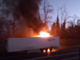 A6, autoarticolato in fiamme tra Niella Tanaro e Mondovì