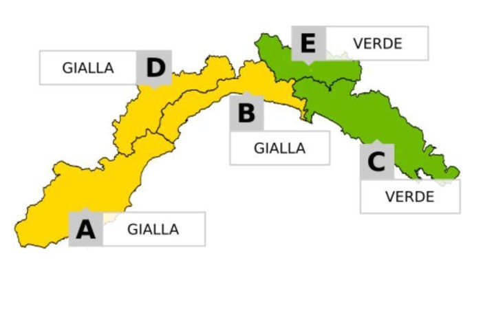 Maltempo, mercoledì 16 ottobre allerta gialla per temporali