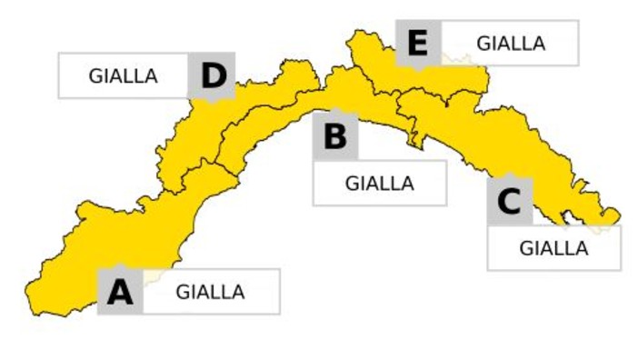 Maltempo, prolungata l'allerta meteo su tutta la regione fino alla mezzanotte di oggi